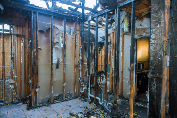 Professional Fire Damage Removal technician working in Taylor, TX
